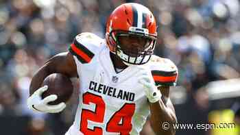 Browns RB Chubb placed in concussion protocol