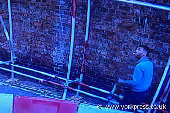 CCTV image released after suspected criminal damage near York pub