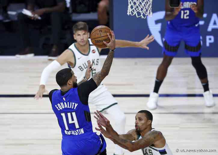 Vucevic, Magic upset top-seeded Bucks in NBA playoff opener