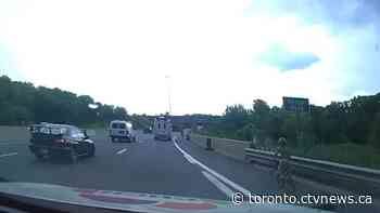 Six-year-old boy spotted riding his bike on Ontario highway