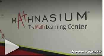 Learning center turned study area for kids who are in schools with virtual or hybrid learning plans