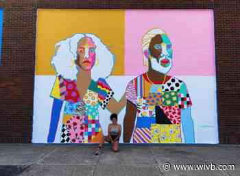 New art is making things a bit brighter in the Cobblestone district