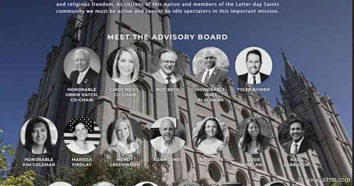 Latter-day Saints for Trump Coalition removes image of temple from its official site