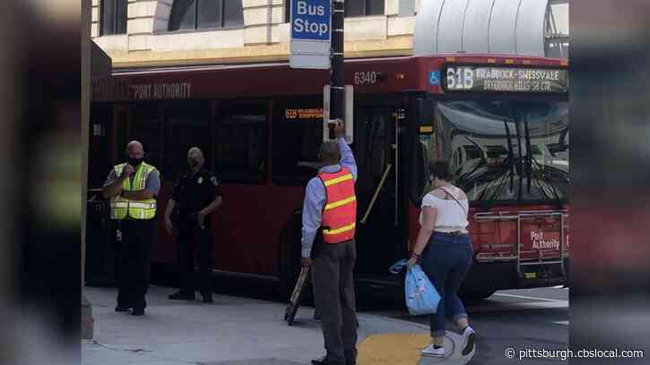 Man Falls After His Arm Gets Caught In Port Authority Bus Door
