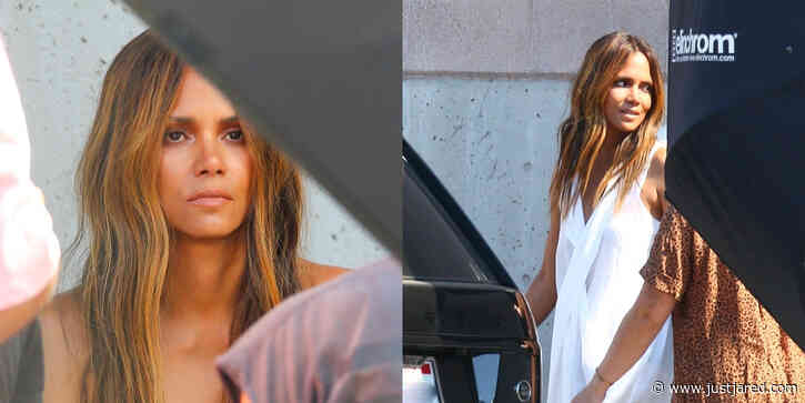 Halle Berry Stuns on the Set of a Photo Shoot in LA