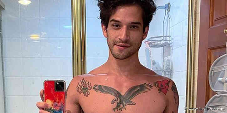 Tyler Posey Poses in His Underwear in a Mirror Selfie!