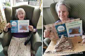 Lever Edge Care Home's paper pyramid for archaeology competition - The Bolton News