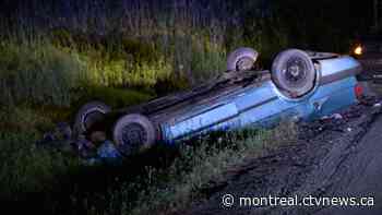 23-year-old driver dead after losing control on a curved Napierville road - CTV News Montreal