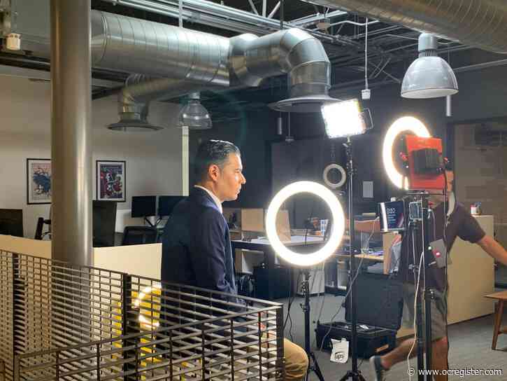Long Beach Mayor Robert Garcia shares the spotlight during Tuesday DNC keynote address