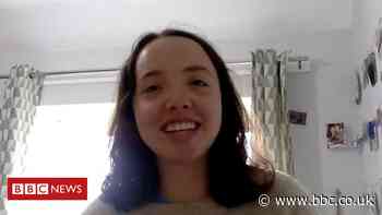 A-levels: Joy for student after grading U-turn in Wales