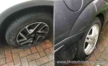 Mindless vandals slash 5 tyres from 2 cars - leaving frontline worker 'heartbroken'