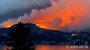 More than 300 properties evacuated, thousands on alert as wildfire grows in B.C.'s southern Interior