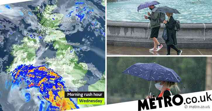 Two days of rain as Storm Ellen slams into UK with severe winds