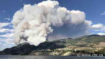 Hundreds evacuated, thousands on notice as wildfire flares in southern B.C.