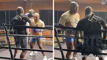 Mike Tyson Throws Violent 5-Punch Combo During Training for Roy Jones Jr. Fight