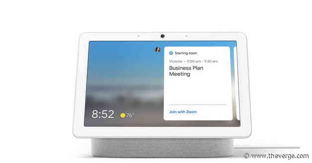 Zoom is coming to Google Nest, Amazon Echo, and Facebook Portal smart displays