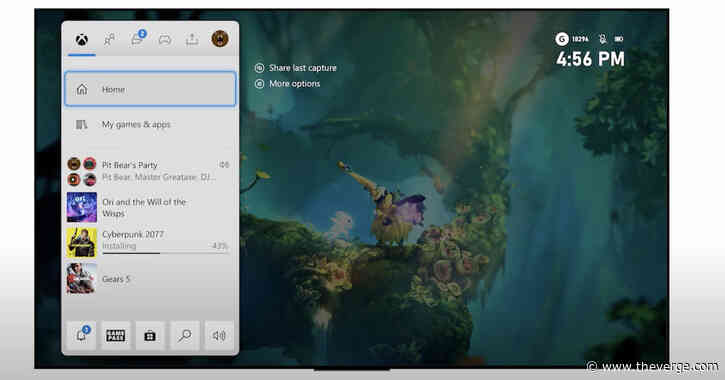 Microsoft’s Xbox Series X dashboard has a new rounded design and speed improvements