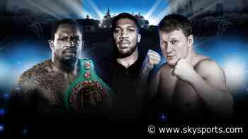 AJ joins Sky team for Whyte and Taylor's night