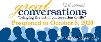 Morris Arts “Great Conversations' gala goes virtual, Oct. 8 - Morristown Green
