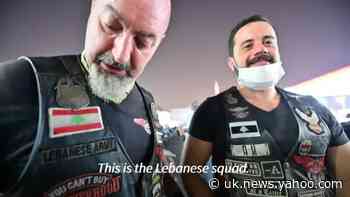 Harley Davidson Club members in Dubai collect aid for Lebanon