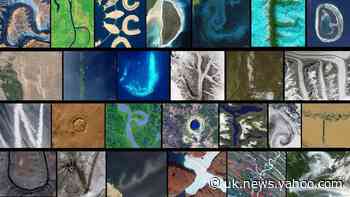 Every letter of alphabet as seen from space