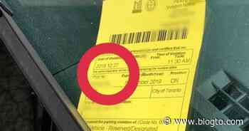 People are trying to trick Toronto parking enforcement officers with old tickets - blogTO