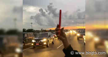 Someone in Toronto stopped traffic on the 401 to shoot a rap video - blogTO