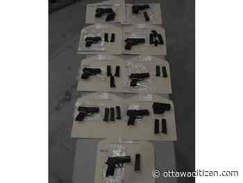 Three Ottawa men and Toronto man charged in cross-border gun smuggling probe - Ottawa Citizen
