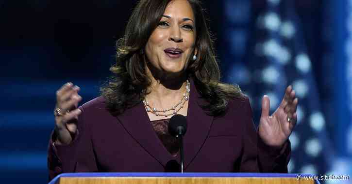 Kamala Harris accepts historic Democratic vice president nomination