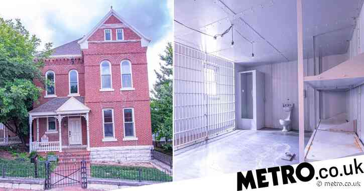 Two-bed house with a functional jail in the basement on the market for £267,300