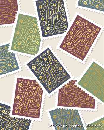 USPS releases new ‘Thank You’ stamp designed by Houston artist - Houston Chronicle