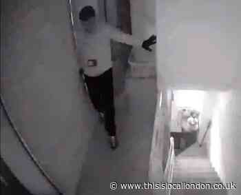 Erith: Man caught on CCTV burgling elderly woman's house