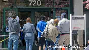 Plötzlich wieder mehr neue Arbeitslose in den USA