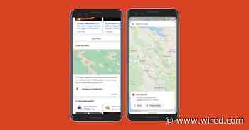 Google Expands Its Fire-Tracking Tools in Maps and Search