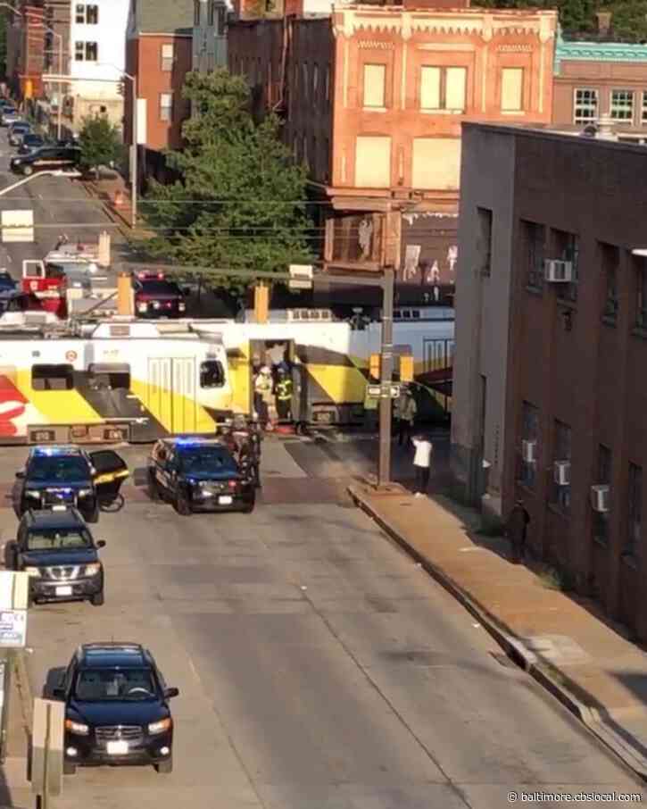 Woman Killed, Child, Man Injured In MTA Light Rail Crash In Downtown Baltimore