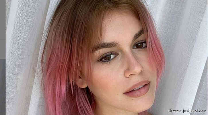 Kaia Gerber Shows Off Her New 'Punk' Pink Hair!