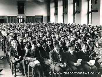 Getting ready for speech day at Bolton School in 1964