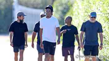 Jay-Z Hangs Out with Twitter CEO Jack Dorsey in the Hamptons
