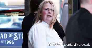 Sparks flew as mum drove car dangerously on A1 with front wheel missing