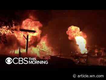 California firefighters `taxed to the limit' seeking help