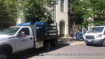 USPS Reinstalling Blue Mail Boxes Downtown