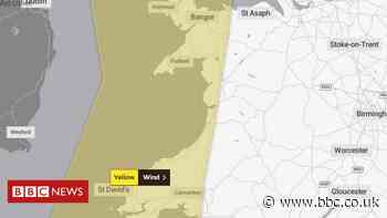 Warning as 70mph gusts forecast for parts of Wales - BBC News