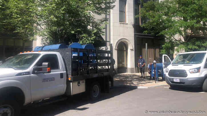 USPS Reinstalling Blue Mailboxes Downtown