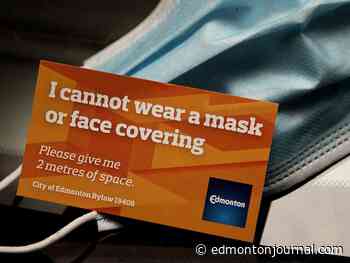 Wednesday's letters: Revoke city mask exemption cards - Edmonton Journal