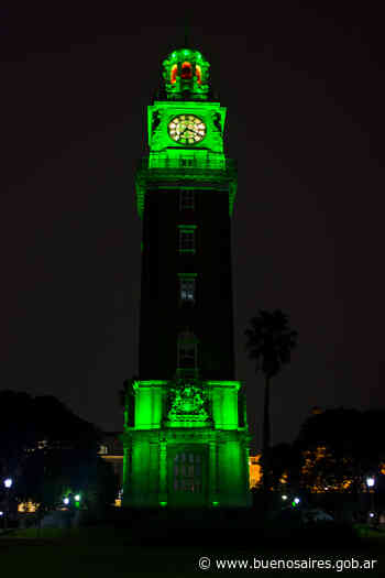 Monumentos y edificios porteños se visten de verde - buenosaires.gob.ar