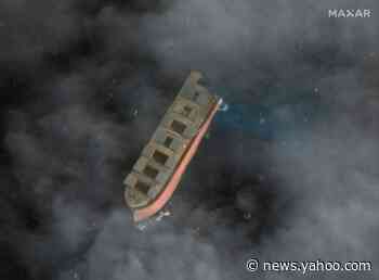 Salvors begin sinking ship which ran aground off Mauritius