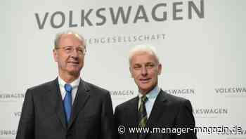 Hans Dieter Pötsch und Matthias Müller: Ermittlungen gegen Volkswagen-Manager eingestellt