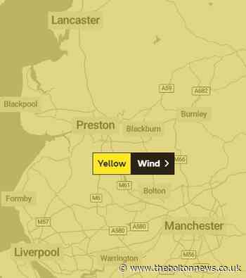 Strong winds set to batter Bolton as Storm Ellen moves in