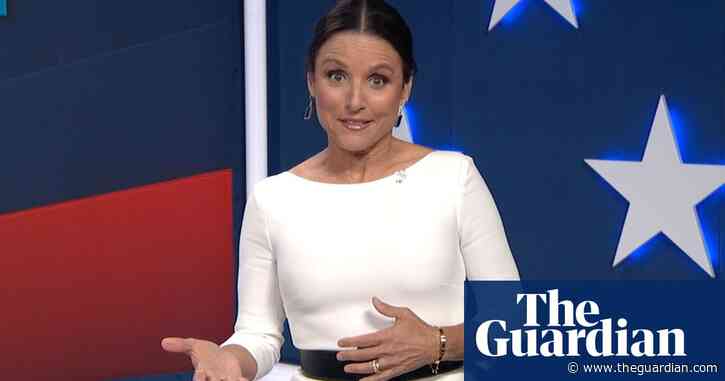 How Julia Louis-Dreyfus roasted Donald Trump while hosting the DNC – video