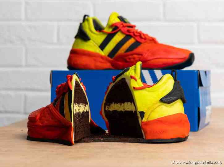 Adidas and Deliveroo launch limited-edition “edible life-size cake version” of its new Boost trainers